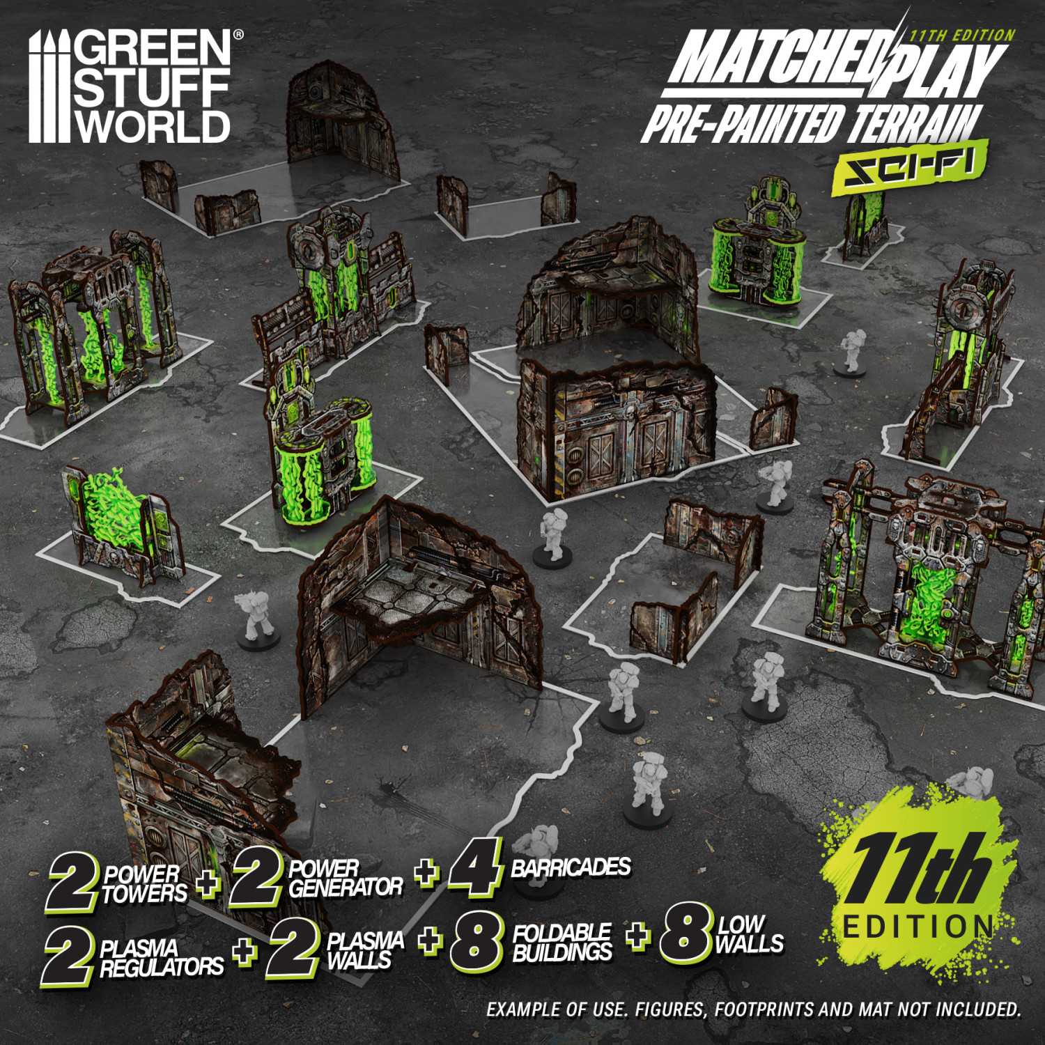 Pre-Painted Foldable Terrain Pack 11th edition Pre-Painted Foldable Terrain Pack 11th edition