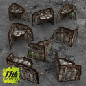 Edifici pieghevoli pre-dipinti 11ª edizione (Pack x8)