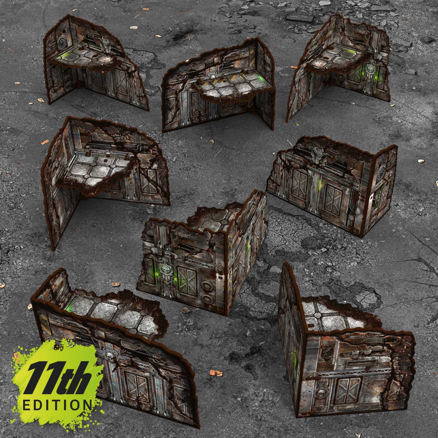 Edificios plegables prepintados 11ª edición (Pack x8) Edificios plegables prepintados 11ª edición (Pack x8)