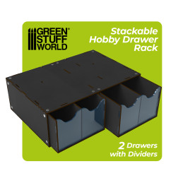 Module de rangement à tiroirs empilable avec 4 tiroirs verticaux - Noir Module de rangement à tiroirs empilable avec 4 tiroirs verticaux - Noir
