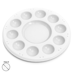Plastic Round Mixing Palette | Round pallet paint