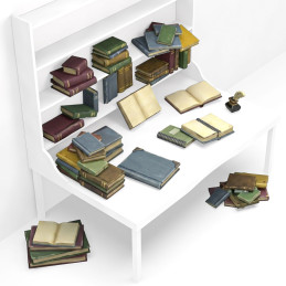 Libri in Resina 1:35