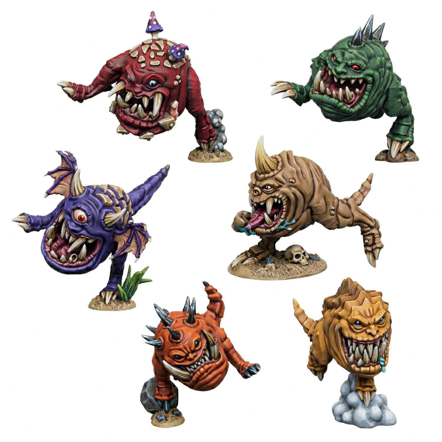 Set impreso en 3D - Bestias garrapatos