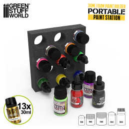 Schwamm für breite Farbtöpfe für tragbare Hobby-Malstation | Portable Paint Station | Farbstation Schwamm für breite Farbtöpfe für tragbare Hobby-Malstation | Portable Paint Station | Farbstation