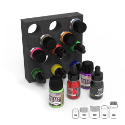 Schwamm für breite Farbtöpfe für tragbare Hobby-Malstation | Portable Paint Station | Farbstation