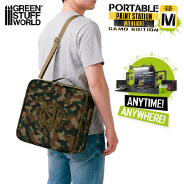 Miniature Portable Paint Station - Camouflage Miniature Portable Paint Station - Camouflage