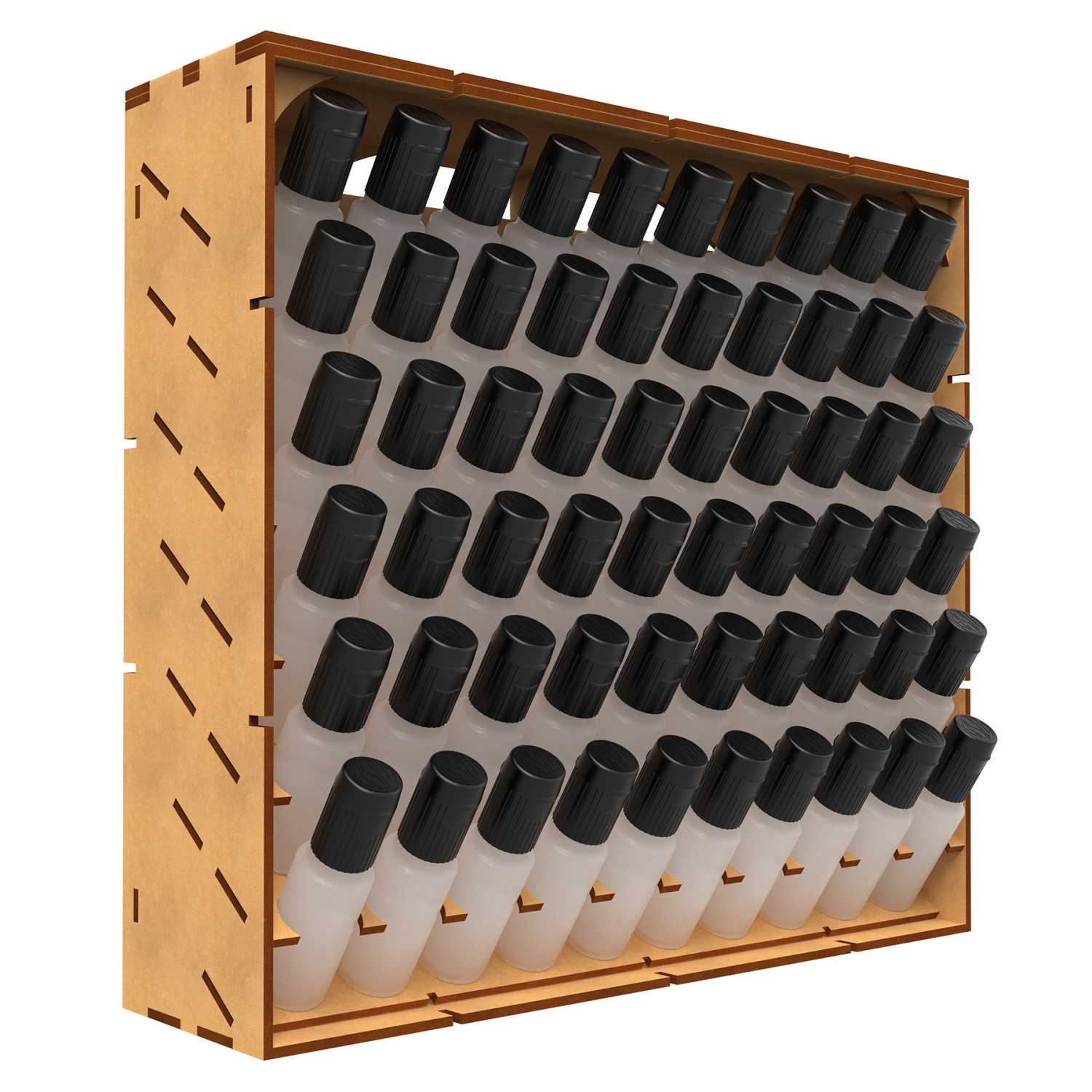 Présentoir Modulaire pour Peinture - VERTICAL 17ml | Bois MDF