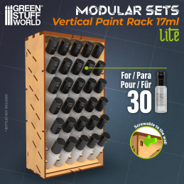Organizzatore Verticale per Colori 17ml - LITE | Legno MDF Organizzatore Verticale per Colori 17ml - LITE | Legno MDF