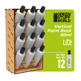 Vertikaler Farborganisator 60ml - LITE | MDF-Holz Vertikaler Farborganisator 60ml - LITE | MDF-Holz