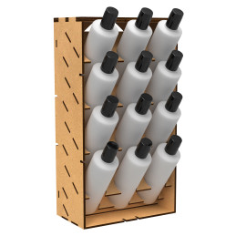 Vertikaler Farborganisator 60ml - LITE | MDF-Holz