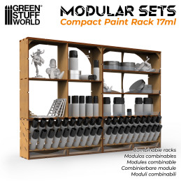 Organizador Horizontal de Pinturas 17ml COMPACT Organizador Horizontal de Pinturas 17ml COMPACT