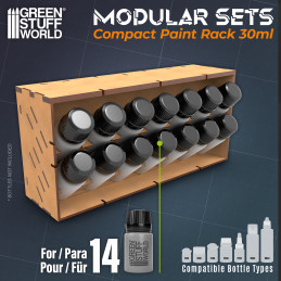 Horizontaler Farborganizer 30ml für Modellfarben und Acrylfarben