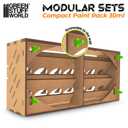 Horizontal Paint Organizer 30ml - COMPACT | paint rack organizer Horizontal Paint Organizer 30ml - COMPACT | paint rack organizer