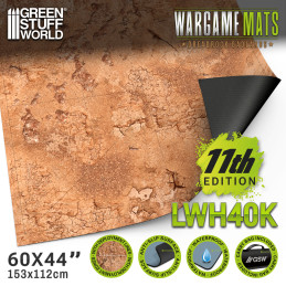Neoprenmatte 44x60" Dreadrock Badlands mit Aufstellungszonen Neoprenmatte 44x60" Dreadrock Badlands mit Aufstellungszonen