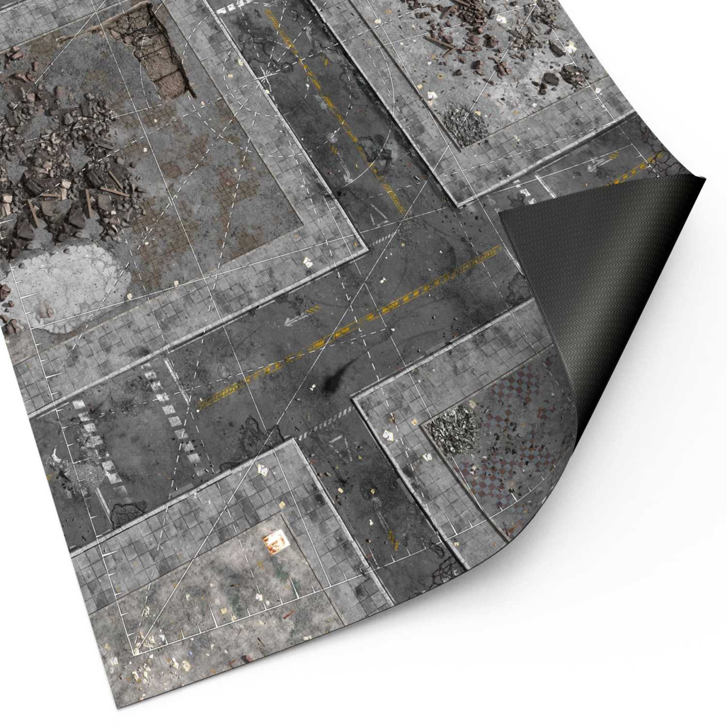 Tapete Neopreno 44x60" Ground Zero District con zonas de despliegue Tapete Neopreno 44x60" Ground Zero District con zonas de despliegue