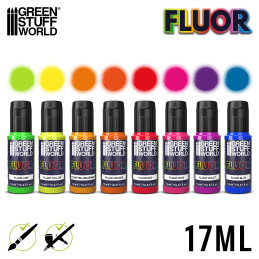 Set 8x Pinturas Fluor Pinturas Fluorescentes Set 8x Pinturas Fluor Pinturas Fluorescentes