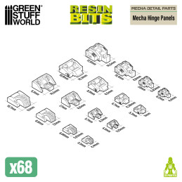 Kit conversion Mecha - Panneaux Mecha à charnières Gundams Kit conversion Mecha - Panneaux Mecha à charnières Gundams