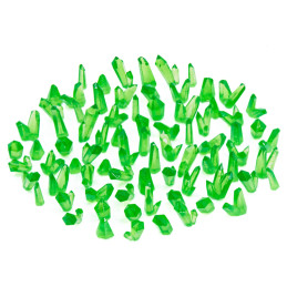 Cristalli in Resina VERDE - Piccoli