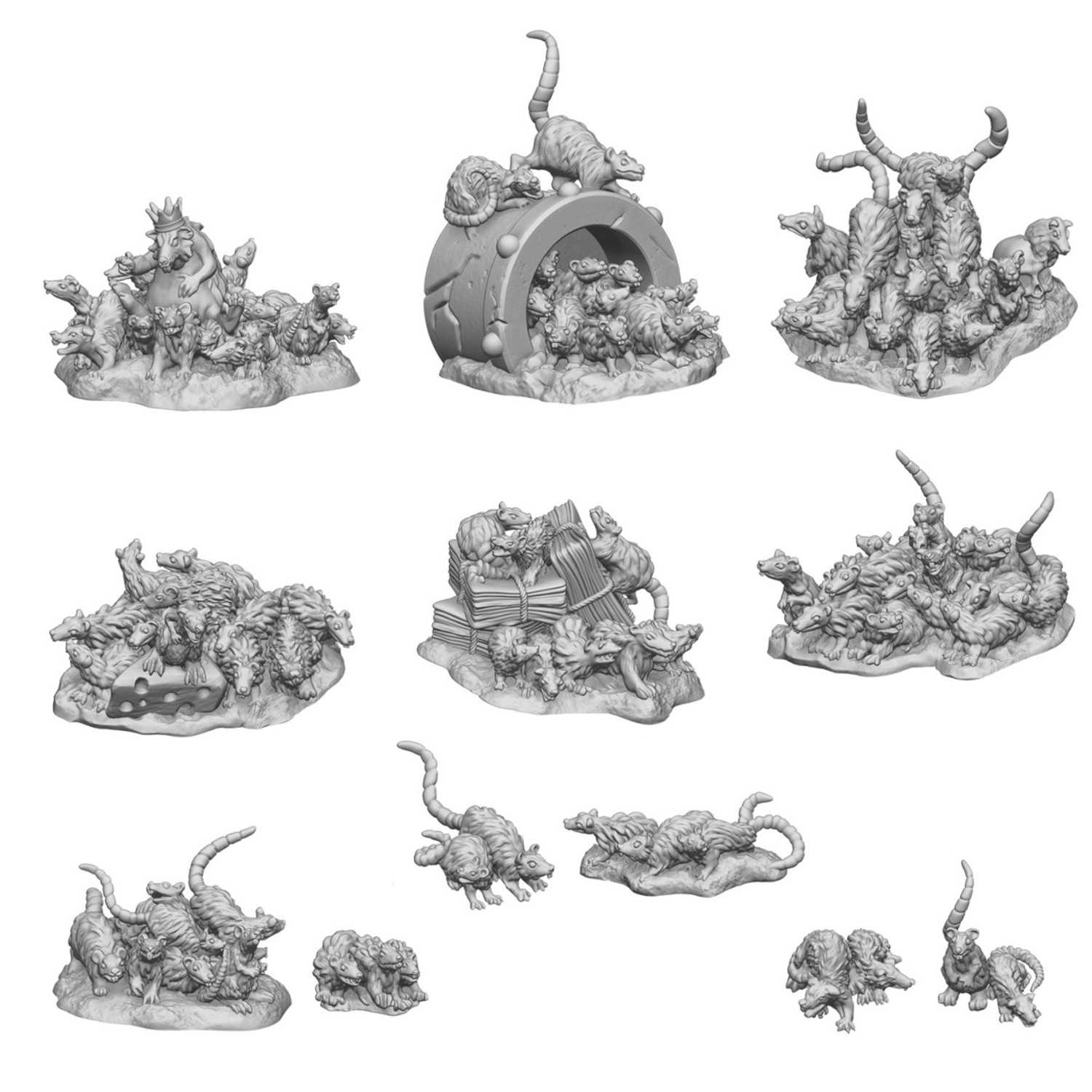 Sciame di ratti | Bits Skaven 1:48-1:35 Sciame di ratti | Bits Skaven 1:48-1:35
