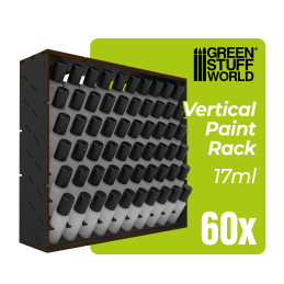 Présentoir Modulaire Noir pour Peinture - VERTICAL 17ml Présentoir Modulaire Noir pour Peinture - VERTICAL 17ml