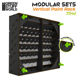 Modularer Farbhalter - Schwarz - VERTICAL 17ml Modularer Farbhalter - Schwarz - VERTICAL 17ml