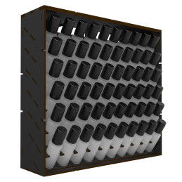 Modularer Farbhalter - Schwarz - VERTICAL 17ml