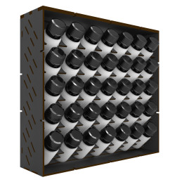 Organizzatore Modulare Nero per Colori - VERTICALE 30ml