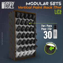 Organizador Vertical Negro Pinturas 17ml - LITE Organizador Vertical Negro Pinturas 17ml - LITE