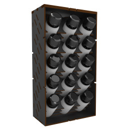 Organizzatore Verticale Nero per Colori 30ml - LITE