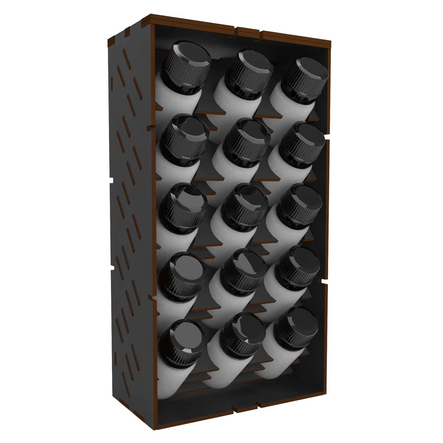 Organizador Vertical Negro Pinturas 30ml - LITE Organizador Vertical Negro Pinturas 30ml - LITE