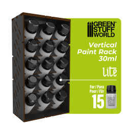 Organizador Vertical Negro Pinturas 30ml - LITE Organizador Vertical Negro Pinturas 30ml - LITE