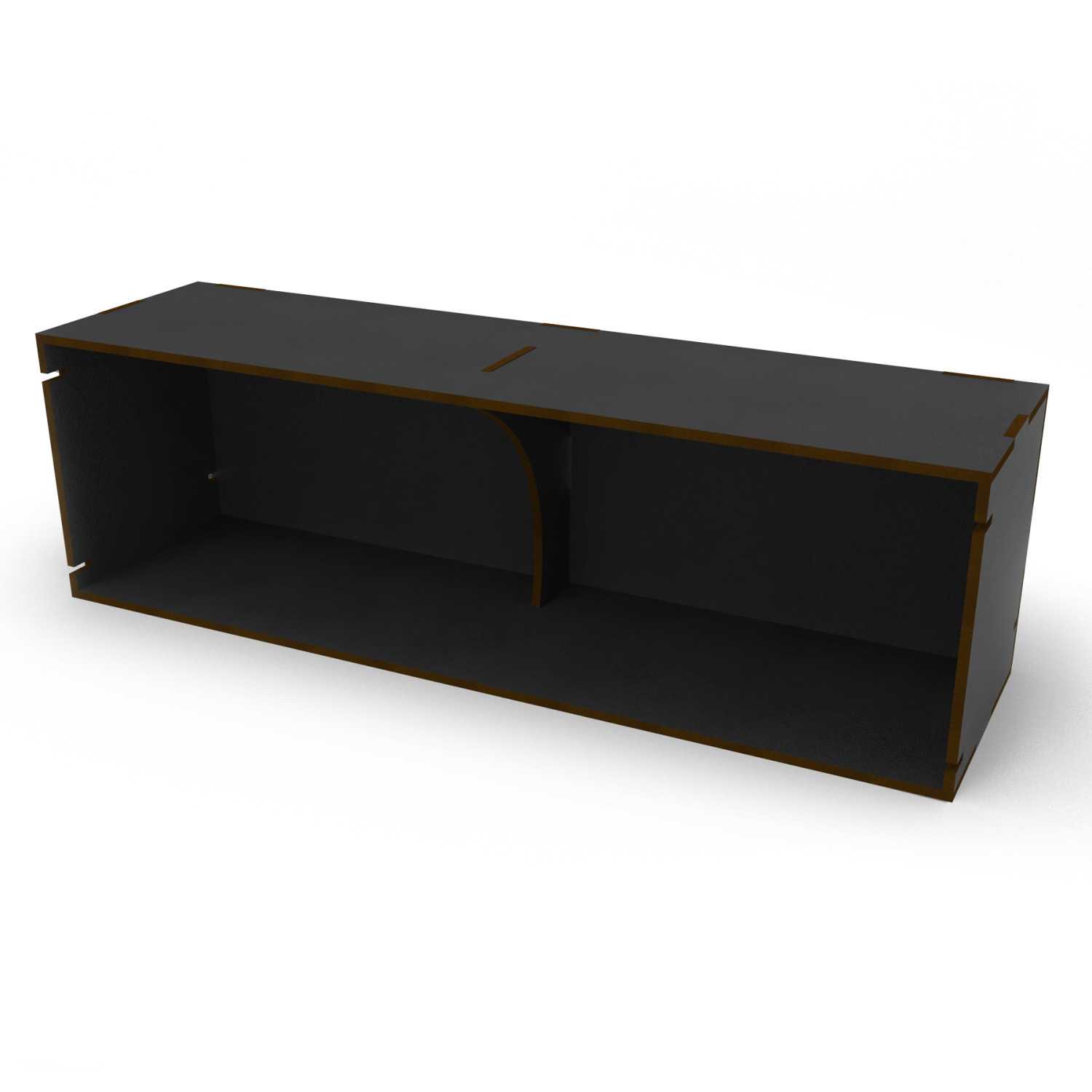Black compact multi-purpose horizontal organizer Black compact multi-purpose horizontal organizer
