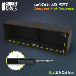 Organizador Horizontal Negro Compacto Multiusos Organizador Horizontal Negro Compacto Multiusos