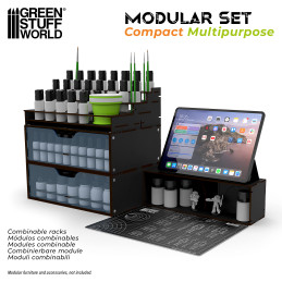 Black compact multi-purpose horizontal organizer Black compact multi-purpose horizontal organizer