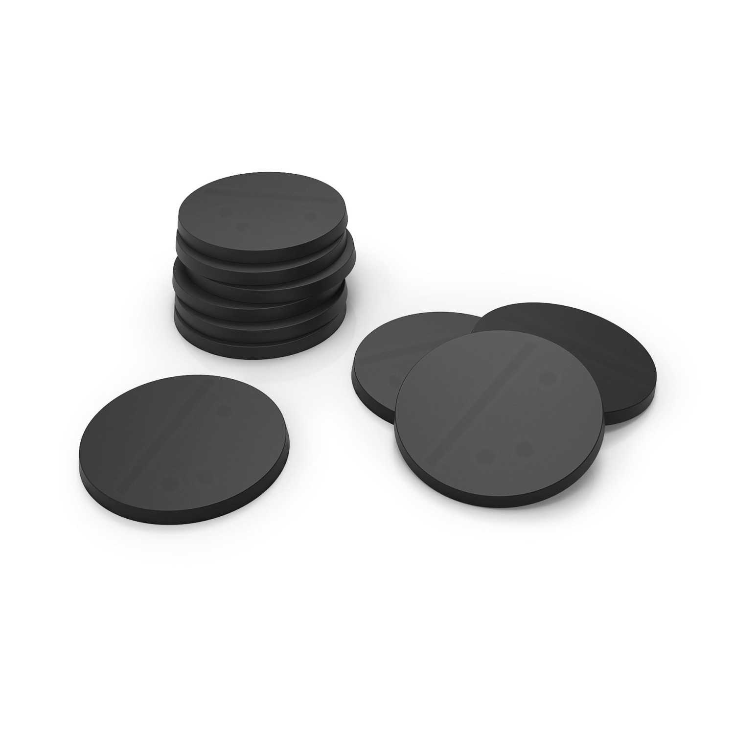 Socles Plastiques ROND 40 mm Noir | Socles en Plastique Ronds Socles Plastiques ROND 40 mm Noir | Socles en Plastique Ronds