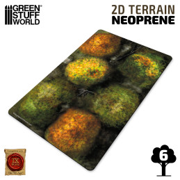 Escenografia Neopreno - Bosque con 6 arboles Escenografia Neopreno - Bosque con 6 arboles