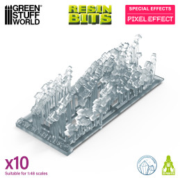 Set impreso en 3D - Efectos Pixel 1:48