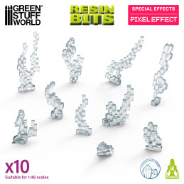 Set impreso en 3D - Efectos Pixel 1:48