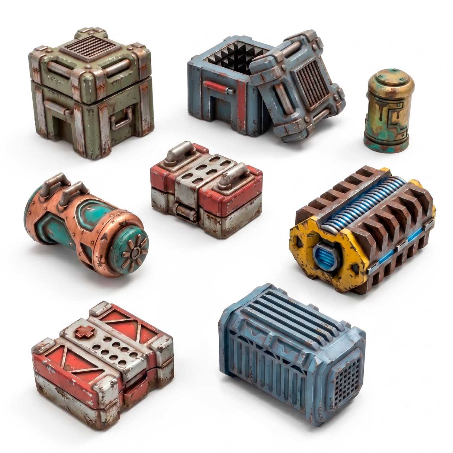Sci-fi Crates 1:48 | Model Making and Scale Models Sci-fi Crates 1:48 | Model Making and Scale Models