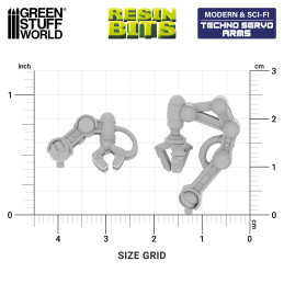 Techno Servo Arms 1:48 | Resin Bits