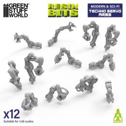 Mechanische Techno-Arme 1:48 | Resin Bits