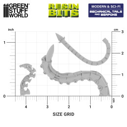 Mechanical Tails and Weapons 1:48 | Resin bits