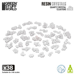 Quarzglasplatten 1:48 | Transparente Resin-Bits Quarzglasplatten 1:48 | Transparente Resin-Bits