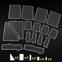 Gabarit Ruine basiques 11e édition pour Wh40k compatibles
