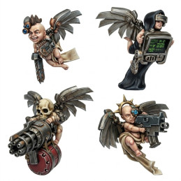 Cherubs 40k - Cyber Cherubs Servitors compatible Warhammer