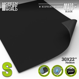 Neoprene Board Game Mat 22x30" Black (56x76 cm) Neoprene Board Game Mat 22x30" Black (56x76 cm)