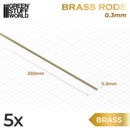 Barras de Latón 0.3mm