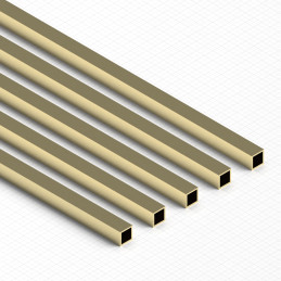 Square Brass Tubes 3mm | Brass