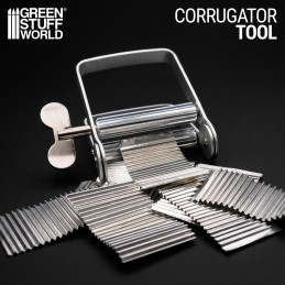 Outil Corrugator | Corrugateur pour créer Plaques ondulées pour le modélisme