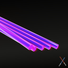 Barre Acriliche - Tonde 1,6 mm Fluor VIOLA | Profilati Fluorescenti